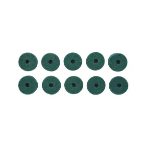 Ahead Wool Cymbal Felt Green (10-Pack)