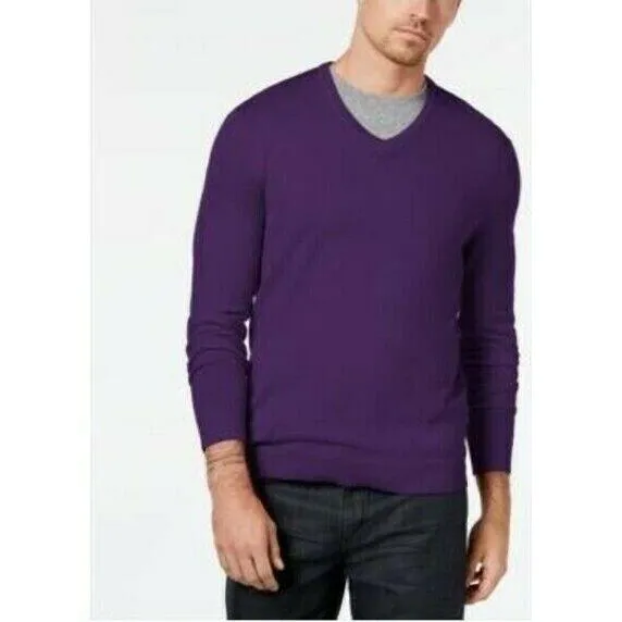 Alfani Mens V-Neck Sweater