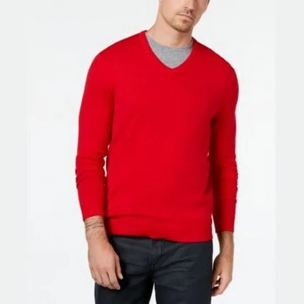 Alfani Mens V-Neck Sweater