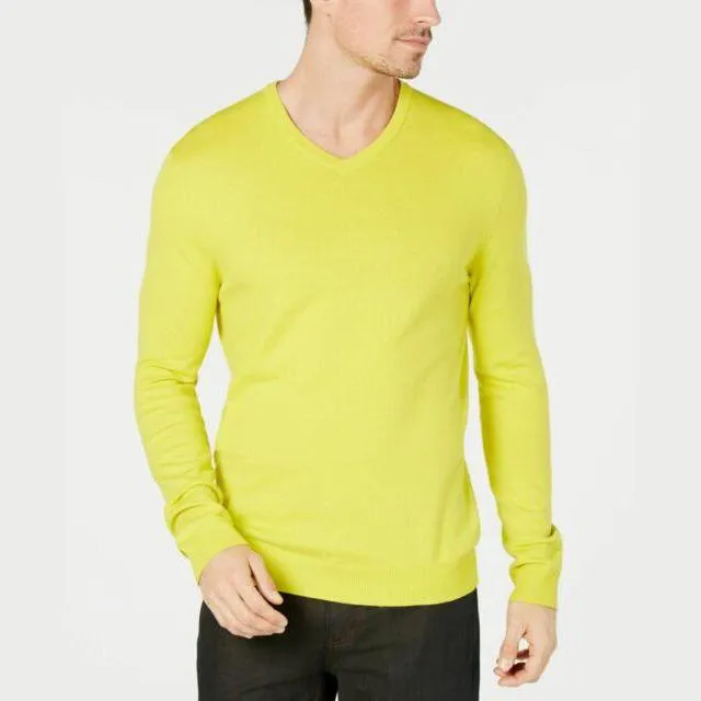 Alfani Mens V-Neck Sweater