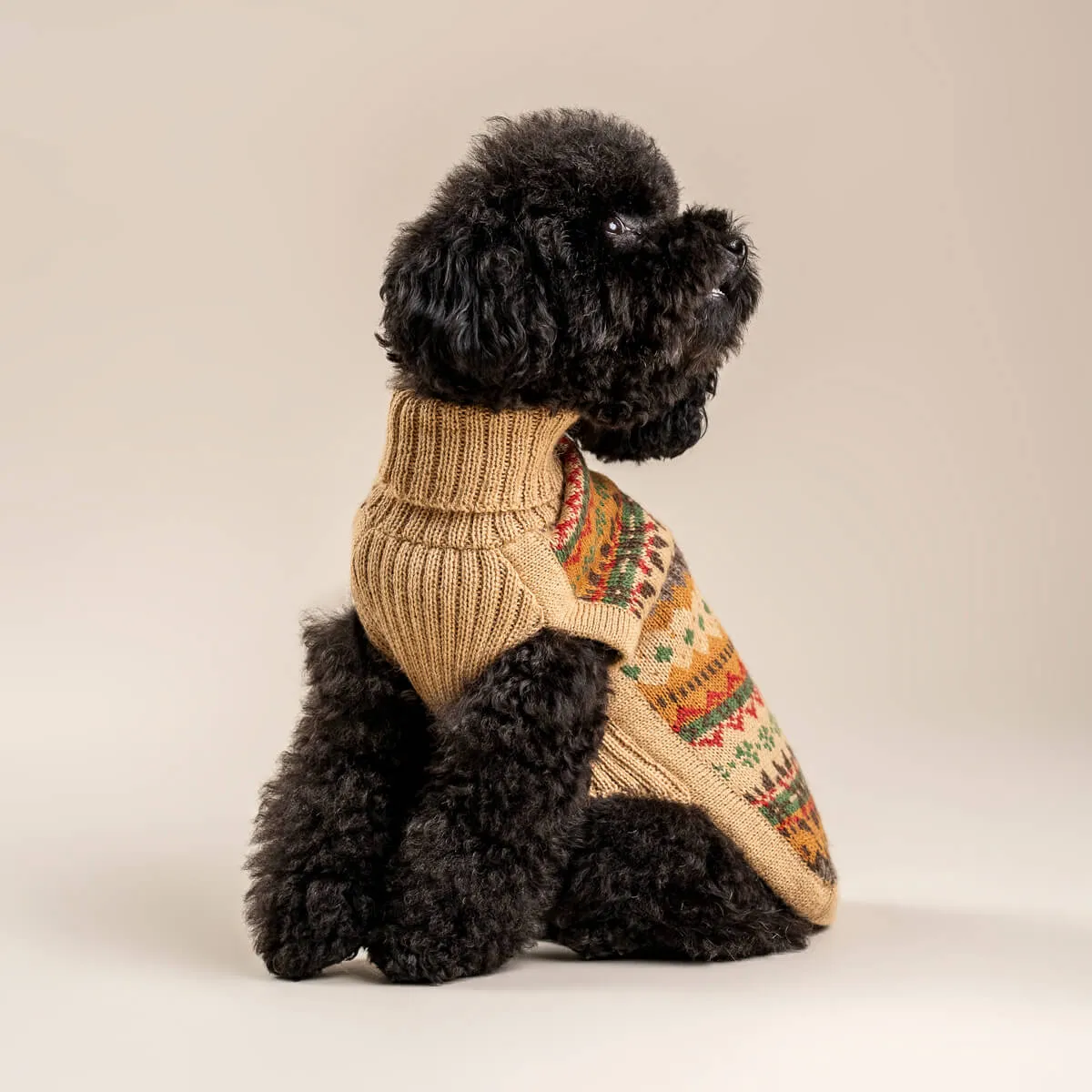 Alqo Wasi - Fair Isle Finn Alpaca Dog Sweater