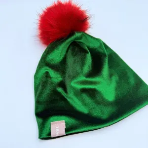 Beanie Hat (Green Christmas)