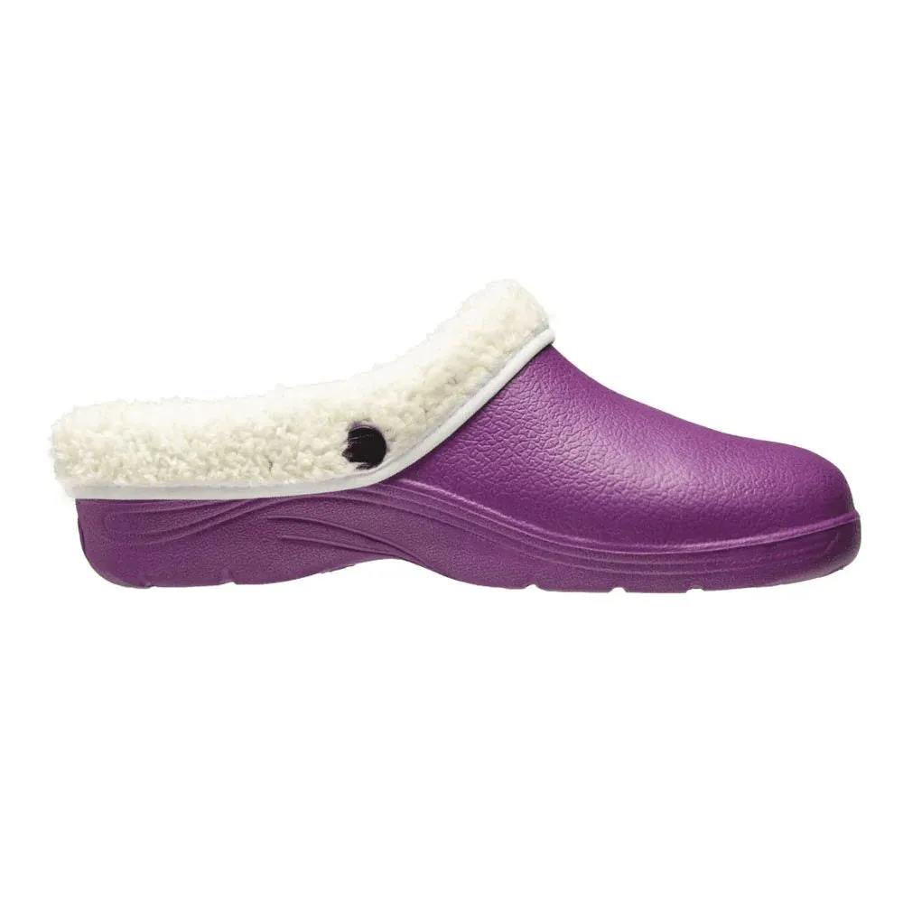 Briers Lilac Thermal Clogs - Size 4