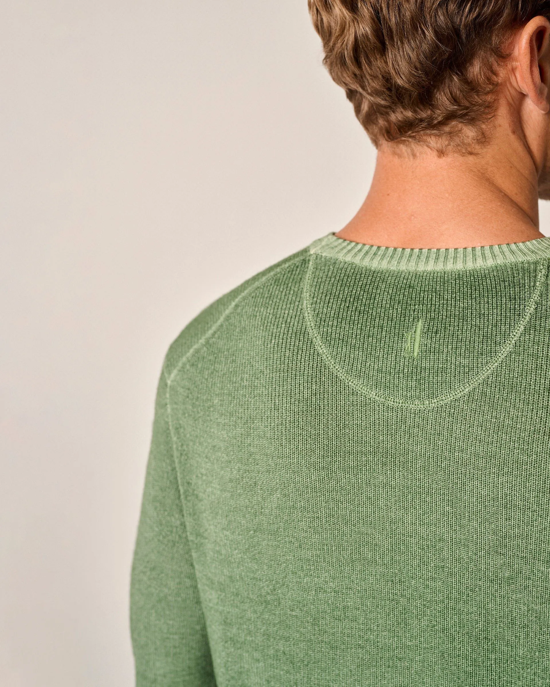 Burgess Garment-Dyed Crewneck Sweater