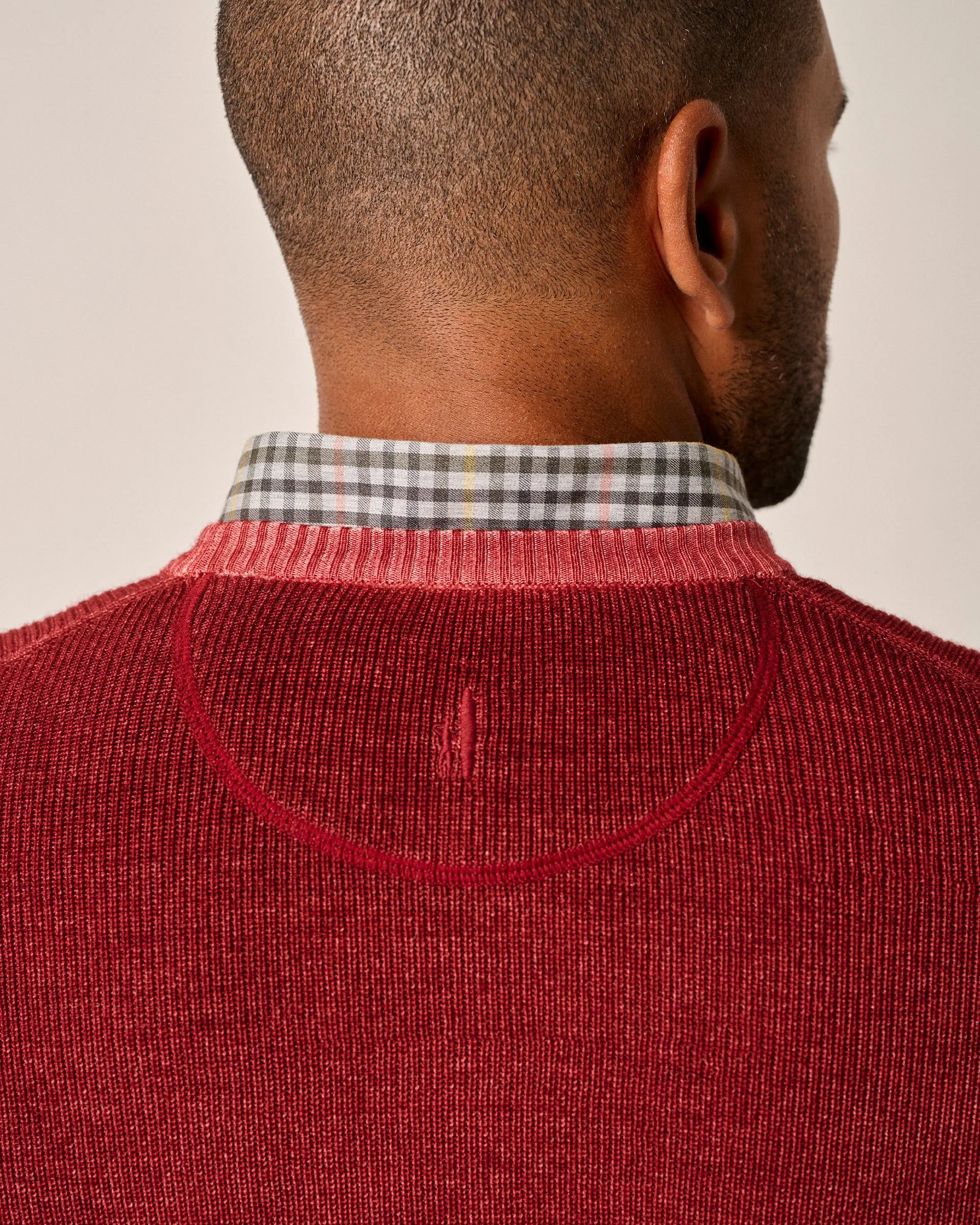 Burgess Garment-Dyed Crewneck Sweater