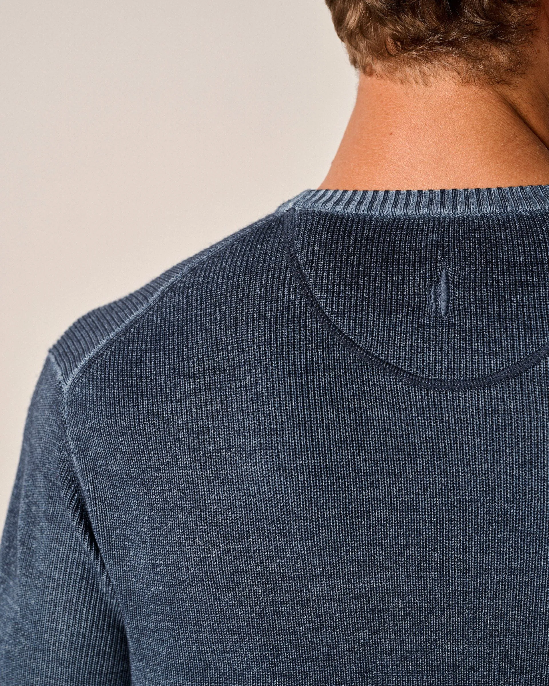 Burgess Garment-Dyed Crewneck Sweater