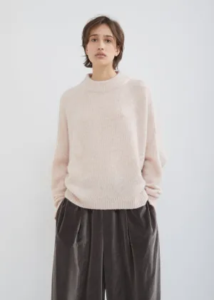 Cashmere Silk Round Neck Sweater