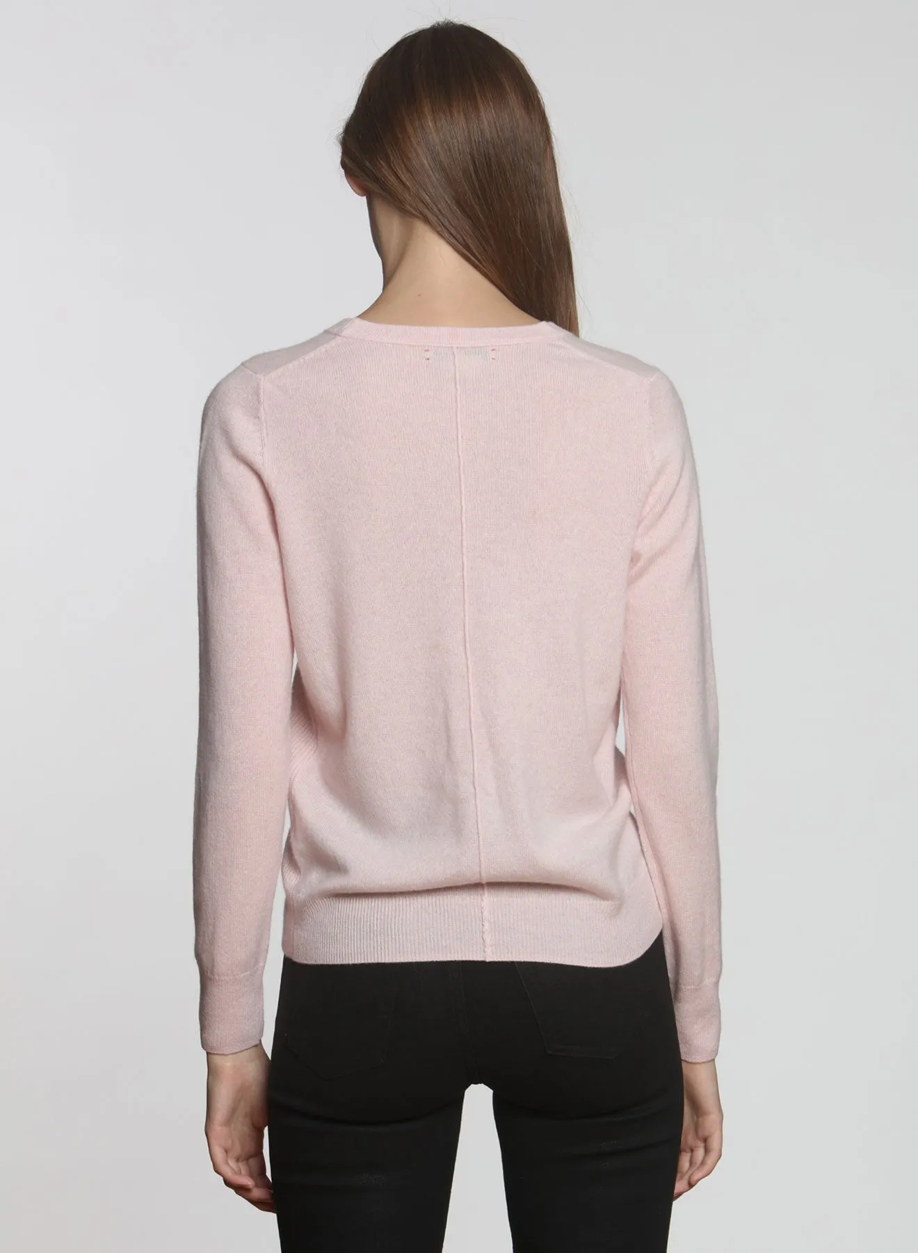 Core Cashmere Crew - Blush