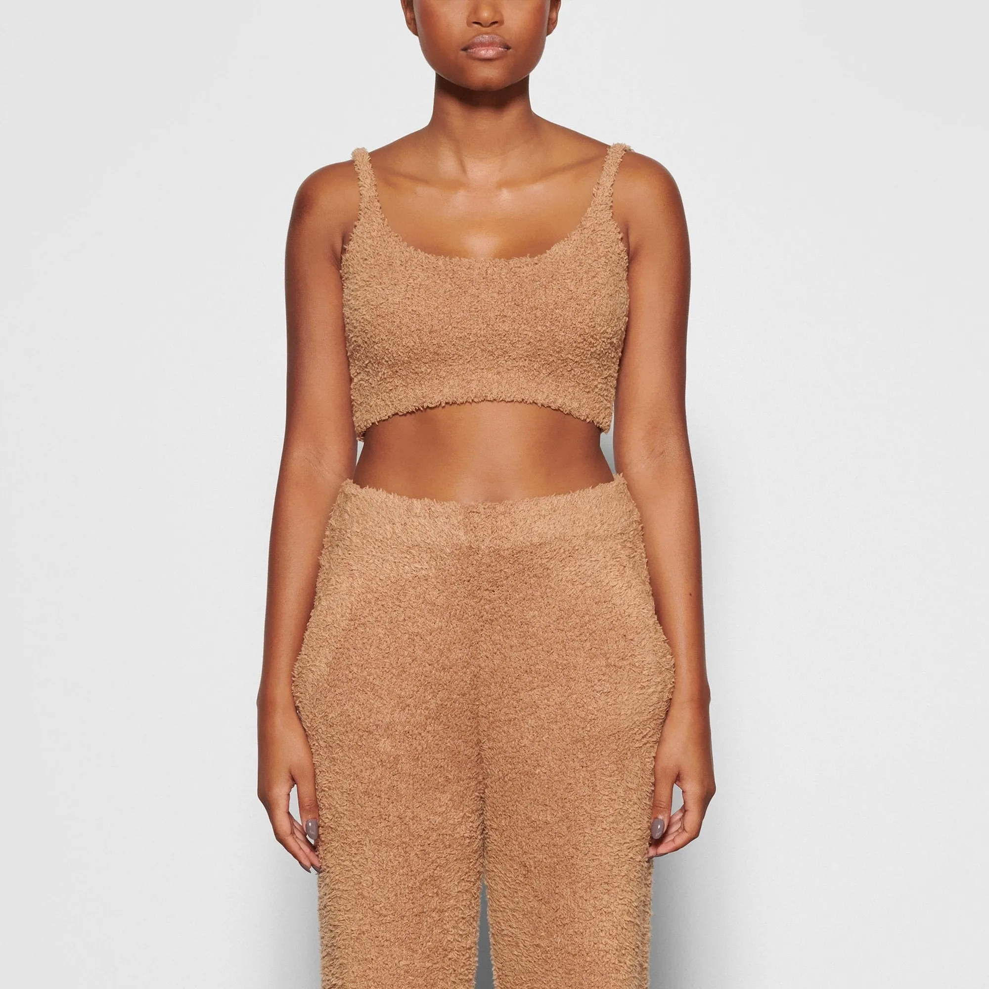 COZY KNIT BRALETTE | CAMEL