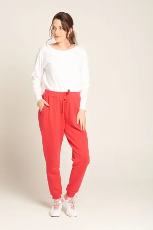 Cozy Track Pant Red