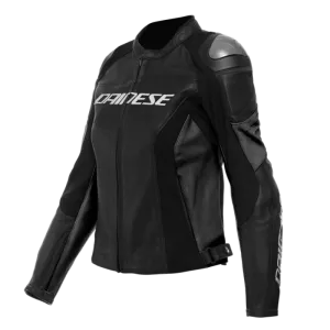 Dainese Racing 4 Lady Leather Jacket Perforated Black/Black