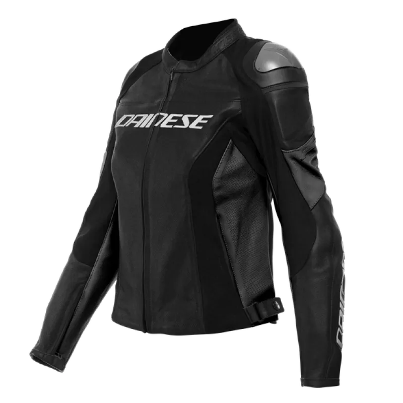 Dainese Racing 4 Lady Leather Jacket Perforated Black/Black