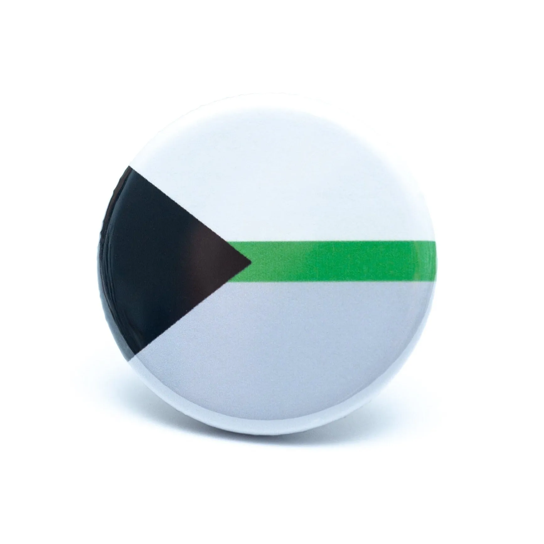 Demiromantic pride flag button