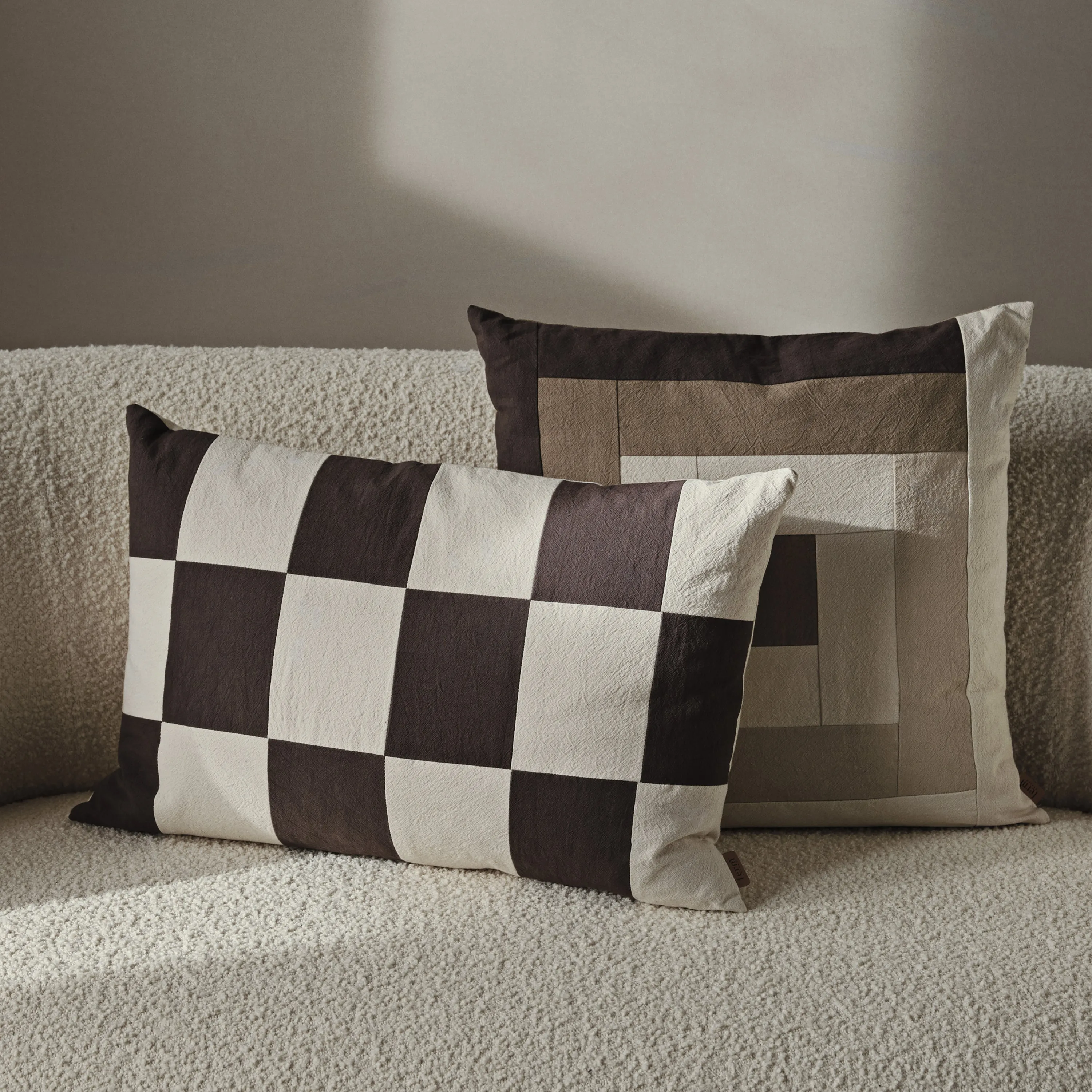 Fold Patchwork Throw Pillow