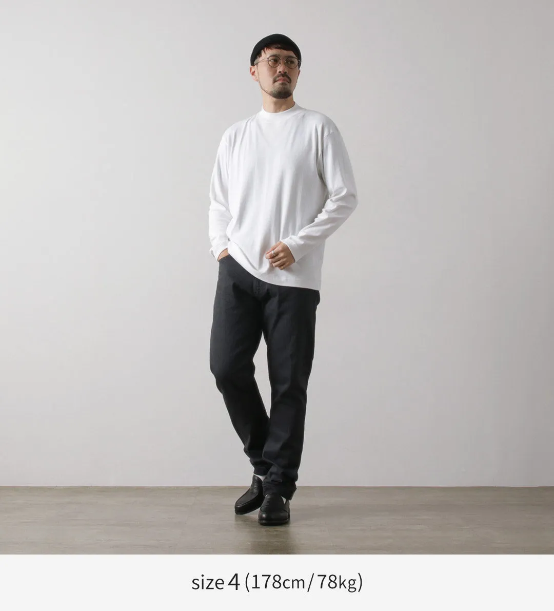 GICIPI / Delfino Crew Neck Basic Fit Long Sleeve Cut and Sewn