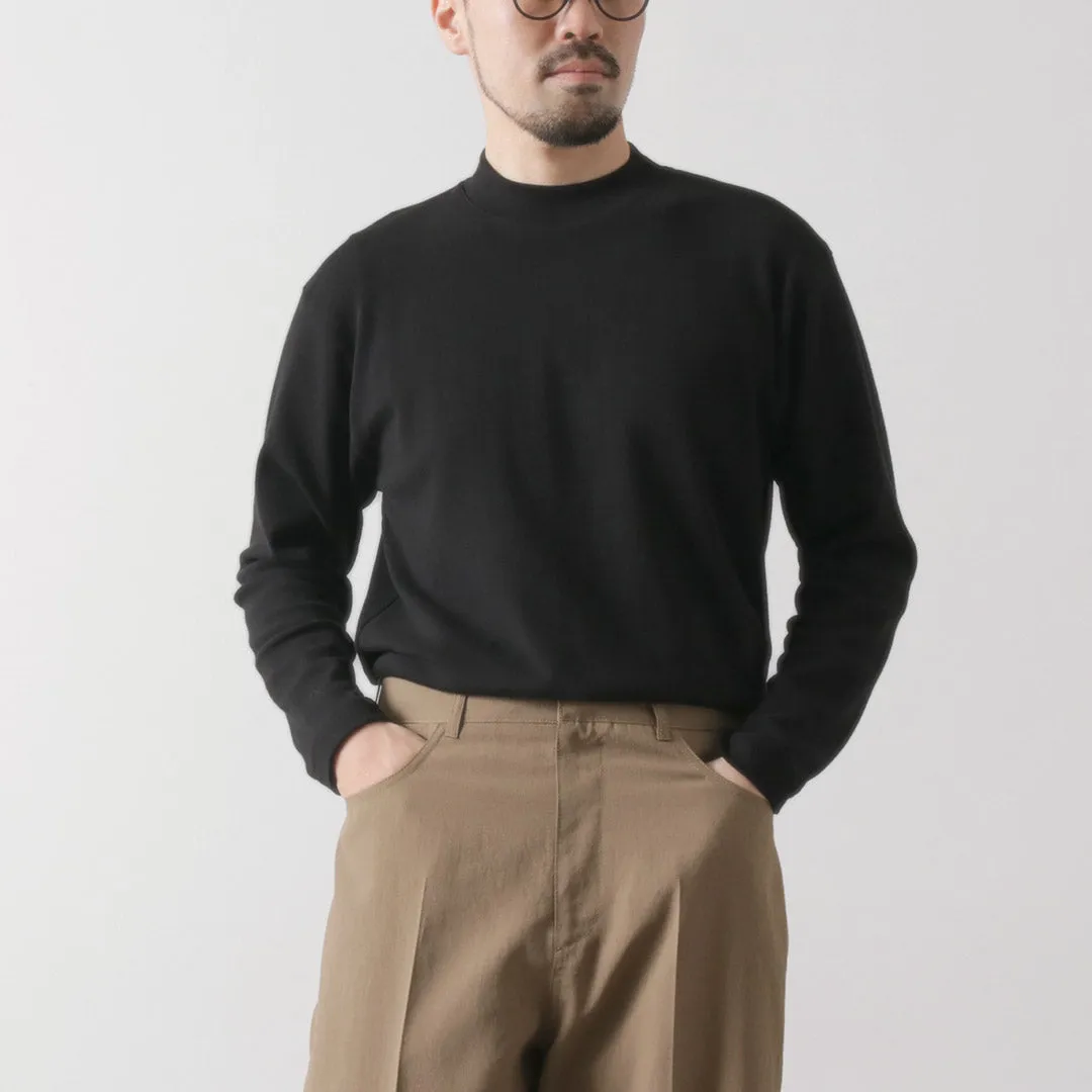 GICIPI / Delfino Crew Neck Basic Fit Long Sleeve Cut and Sewn