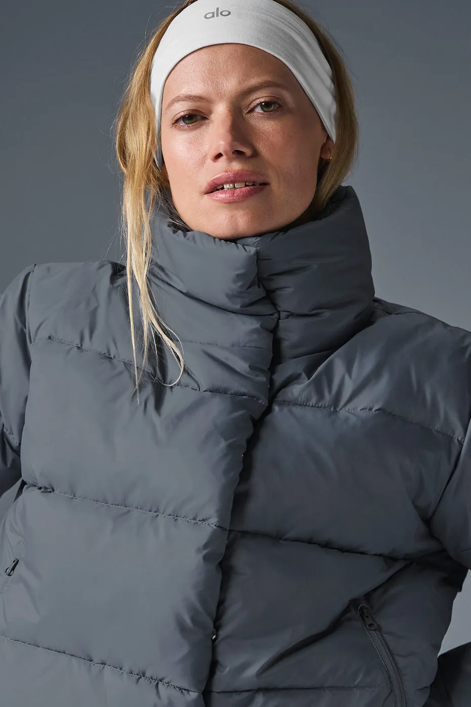 Gold Rush Puffer - Steel Grey