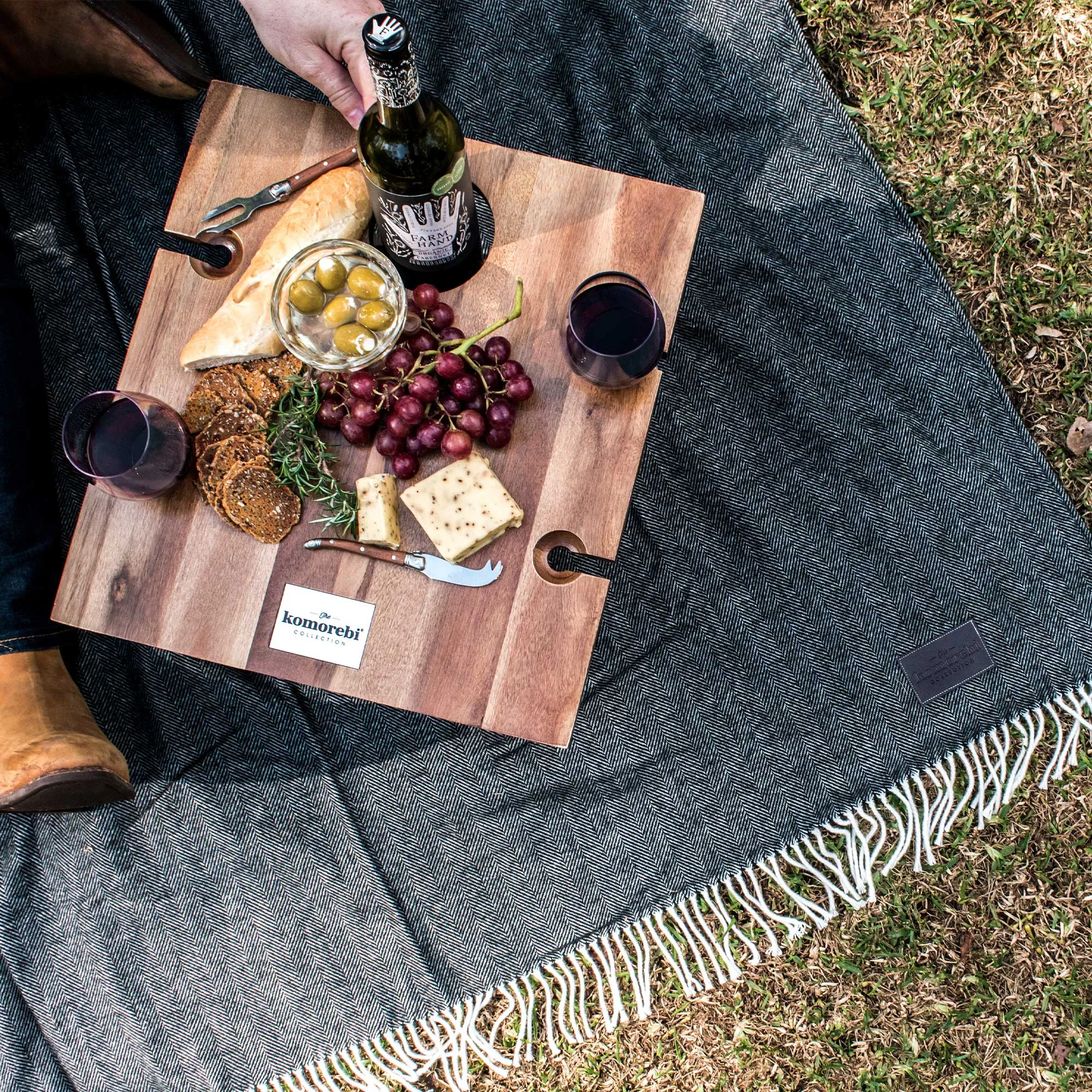 Herringbone Picnic Blanket