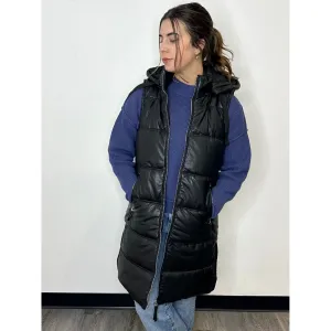 Mauritius Veo Leather Puffer Vest