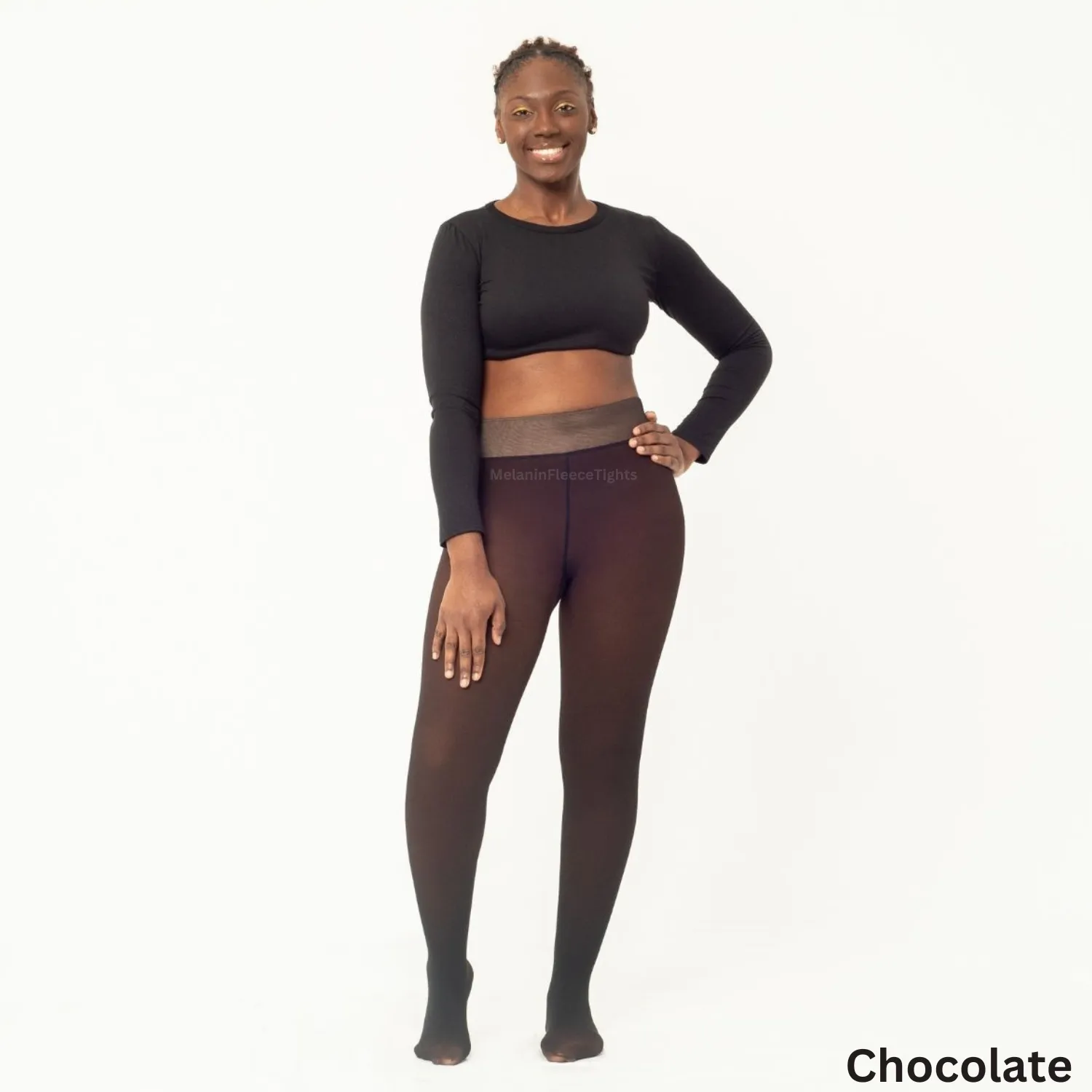 Melanin Fleece Tights™ - Sheer Tone Effect