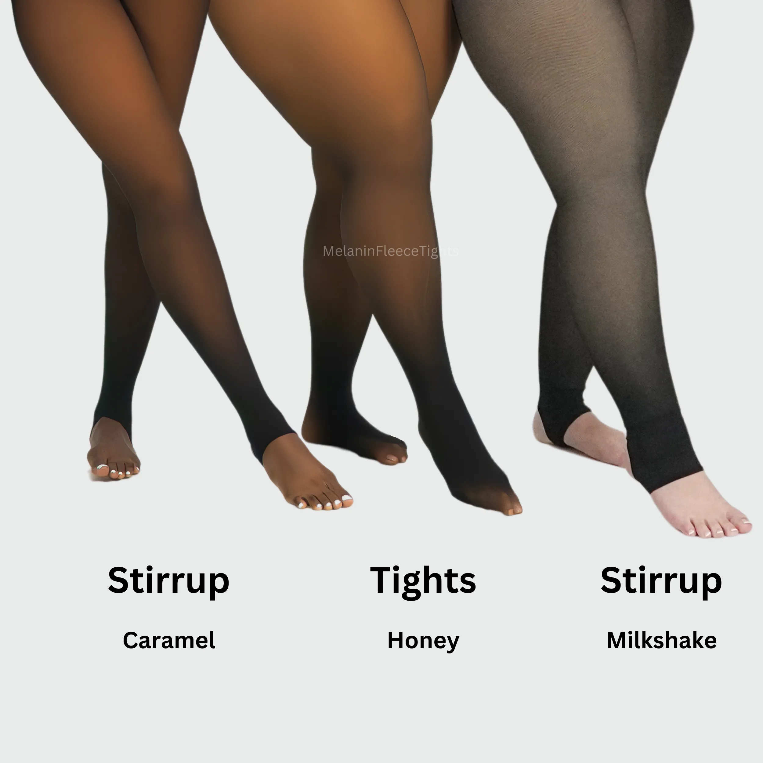 Melanin Fleece Tights™ - Sheer Tone Effect