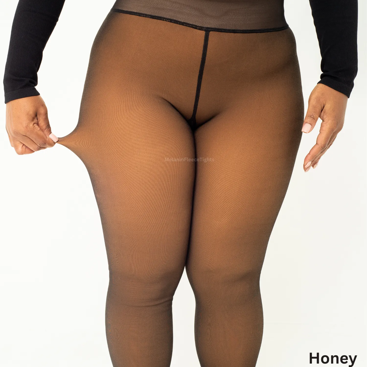 Melanin Fleece Tights™ - Sheer Tone Effect