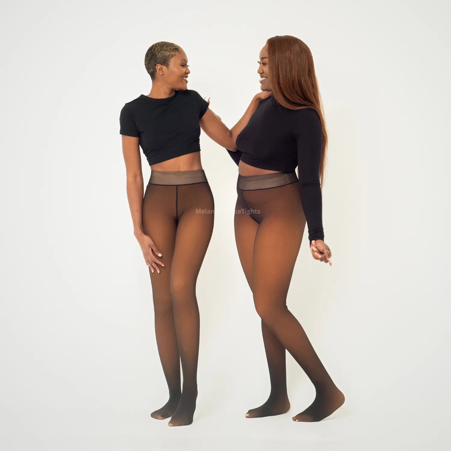 Melanin Fleece Tights™ - Sheer Tone Effect