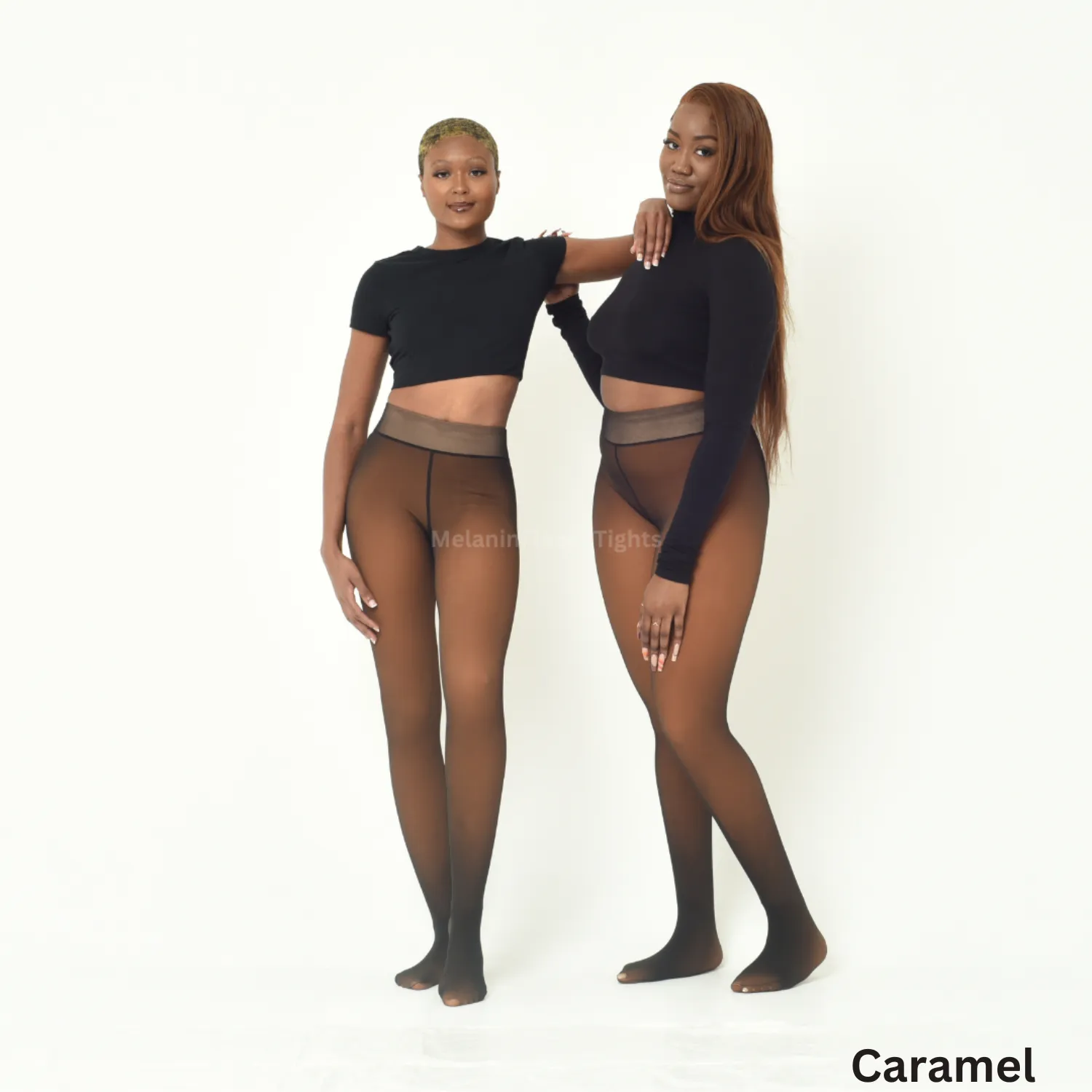 Melanin Fleece Tights™ - Sheer Tone Effect