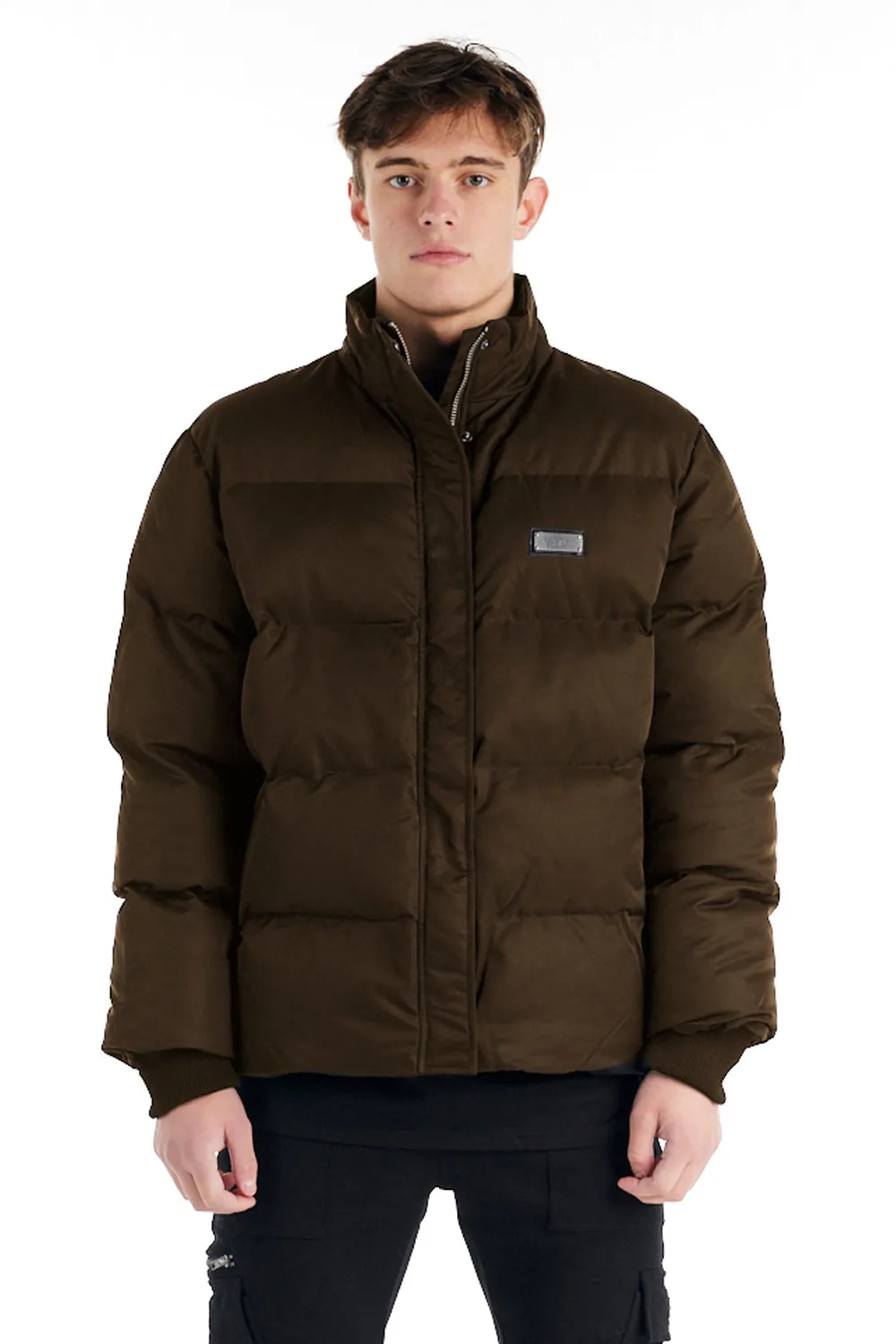 nANA jUDY Mens Monet Puffer Jacket - Brown