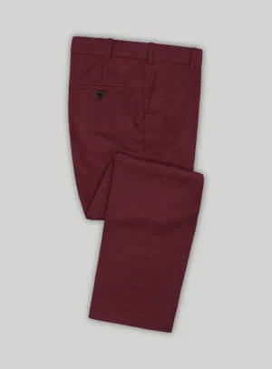 Napolean Cherry Bomb Wool Pants