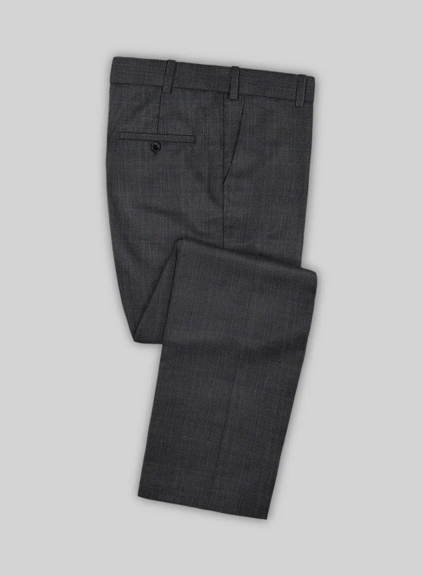 Napolean Gatsby's Charcoal Glen Wool Suit