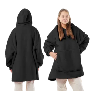 Oversized Blanket Hoodie - Thermal, Soft & Comfortable and Long Length Throw Hoodie