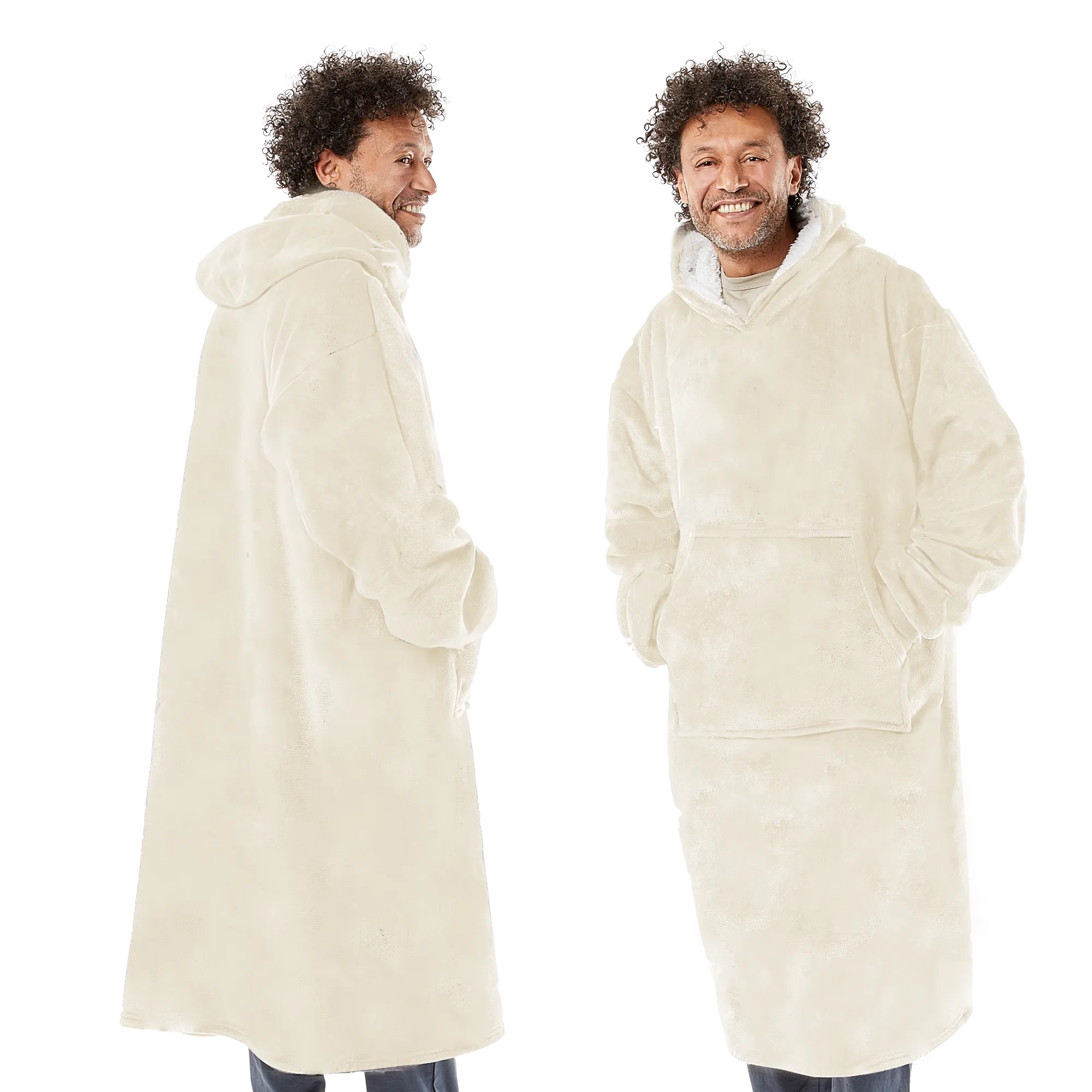 Oversized Blanket Hoodie - Thermal, Soft & Comfortable and Long Length Throw Hoodie