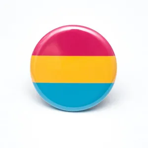 Pansexual pride flag button