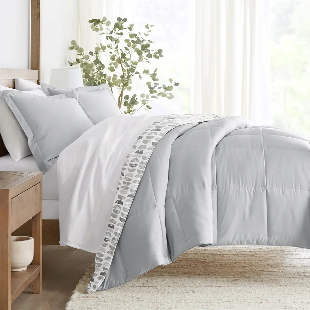 Patterned Down-Alternative Comforter Set (Sale)