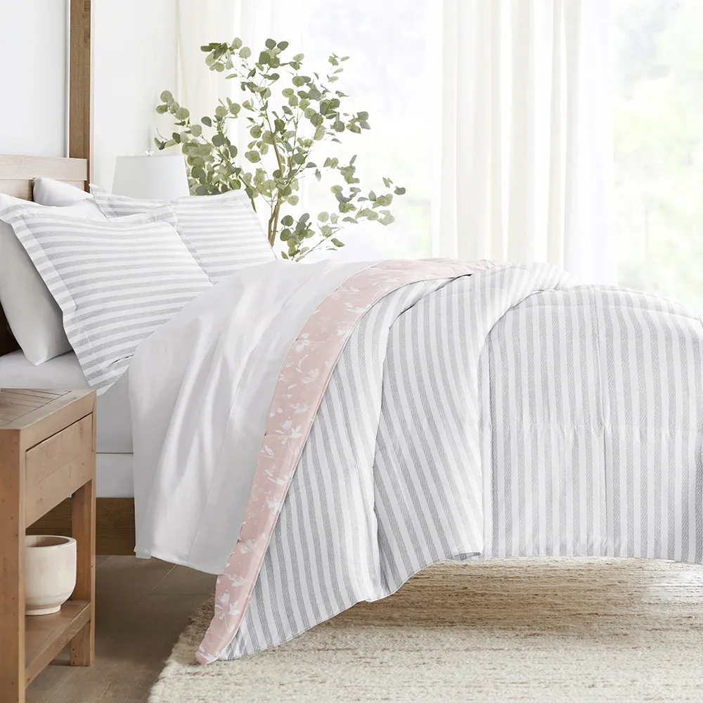 Patterned Down-Alternative Comforter Set (Sale)