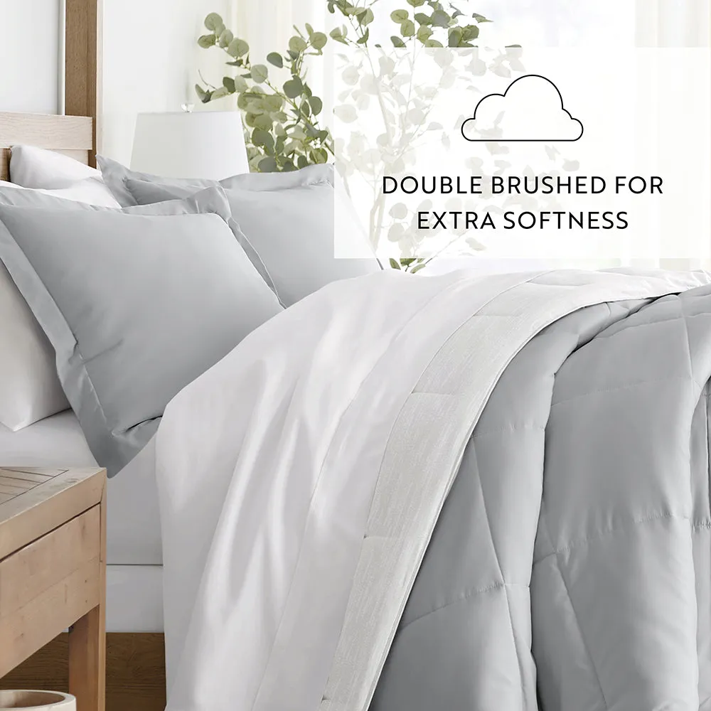 Patterned Down-Alternative Comforter Set (Sale)