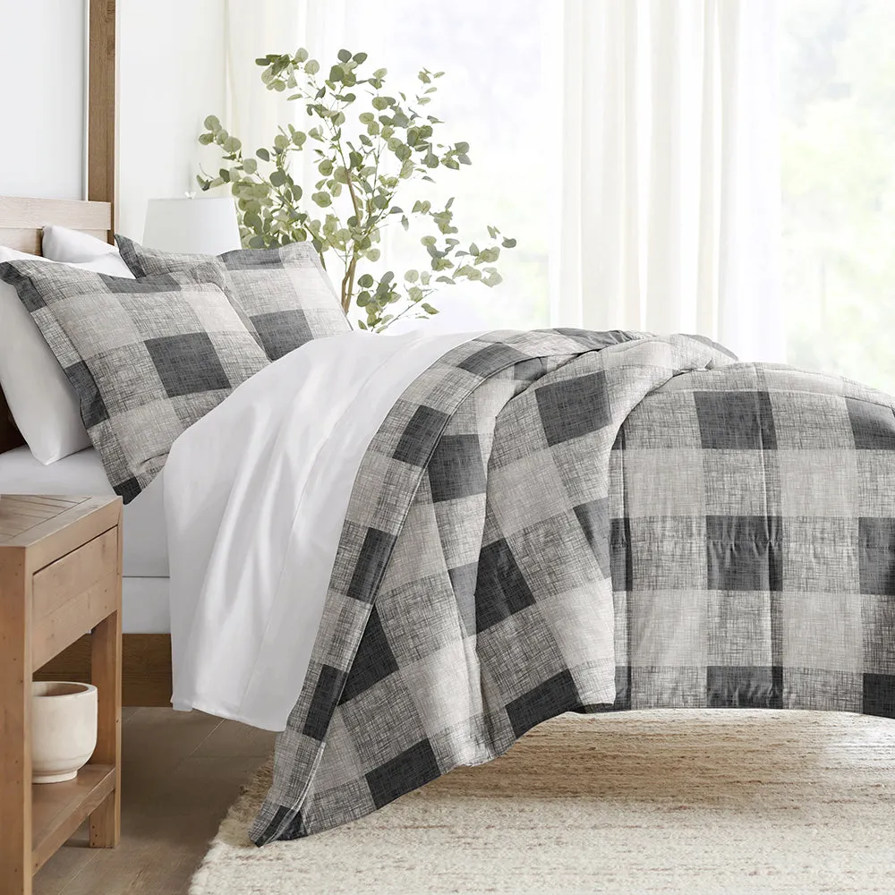 Patterned Down-Alternative Comforter Set (Sale)