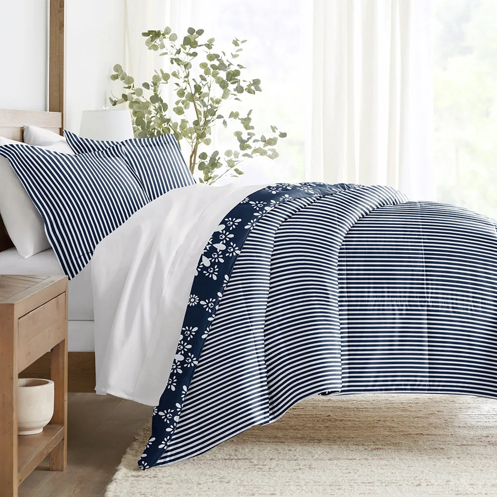 Patterned Down-Alternative Comforter Set (Sale)