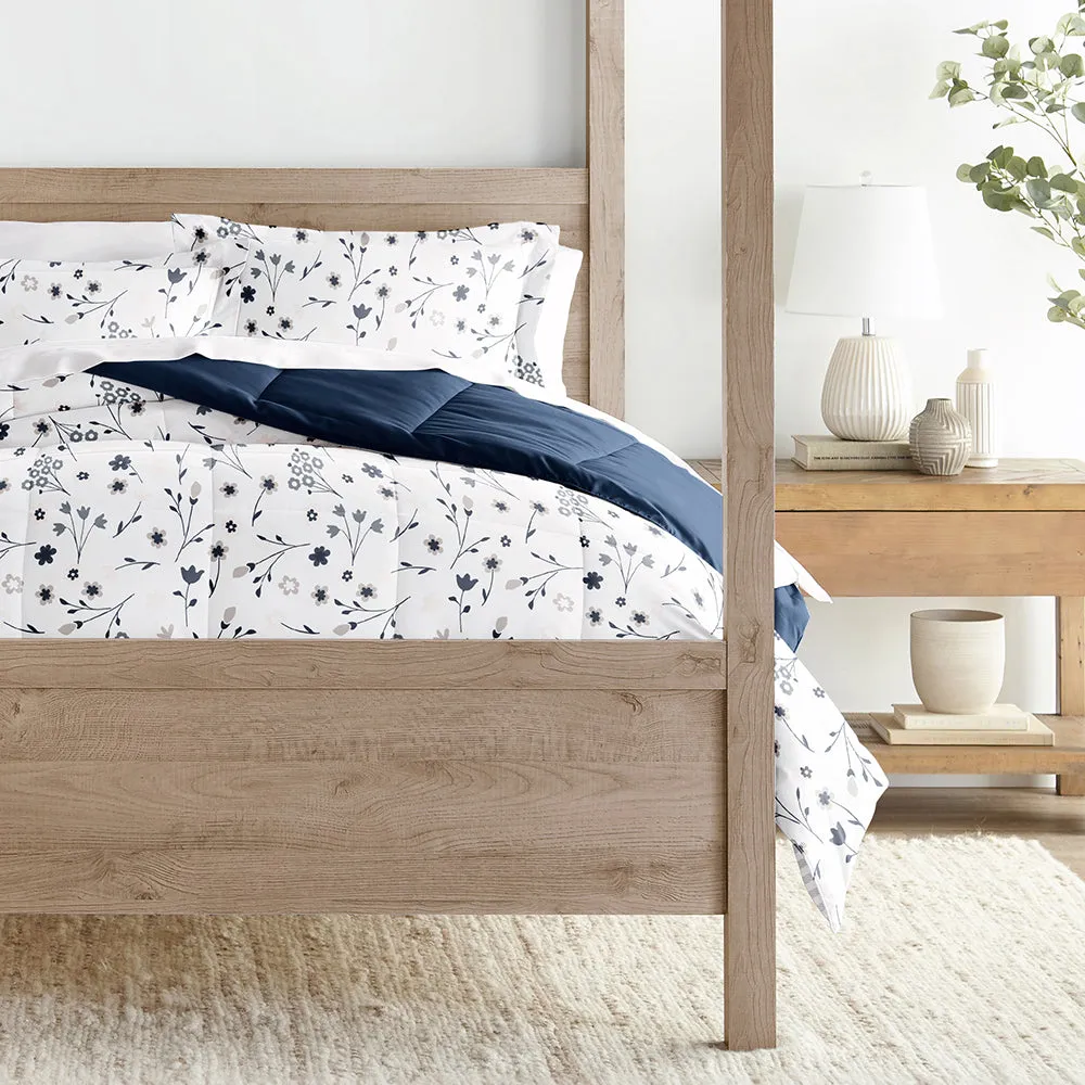 Patterned Down-Alternative Comforter Set (Sale)