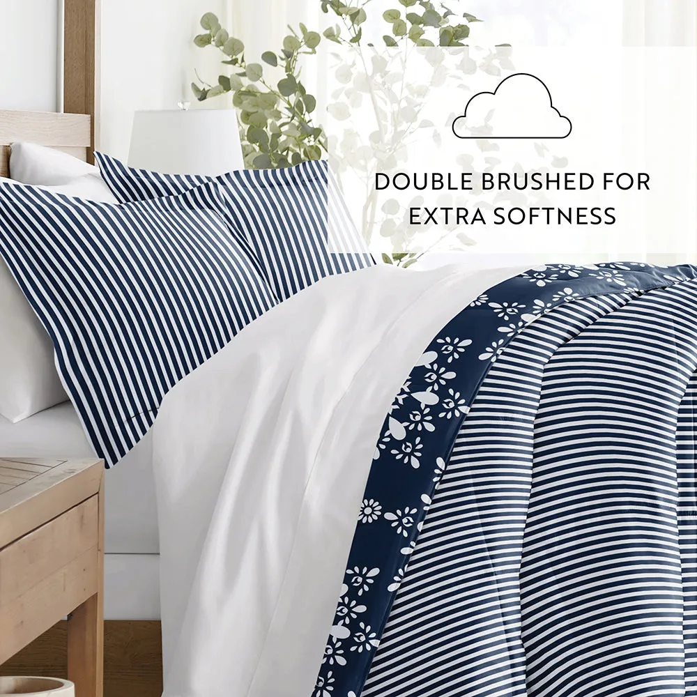 Patterned Down-Alternative Comforter Set (Sale)