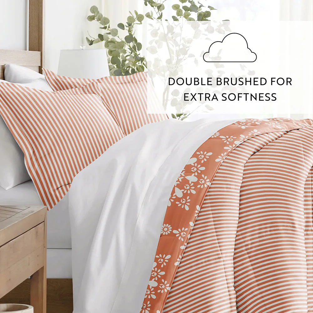 Patterned Down-Alternative Comforter Set (Sale)