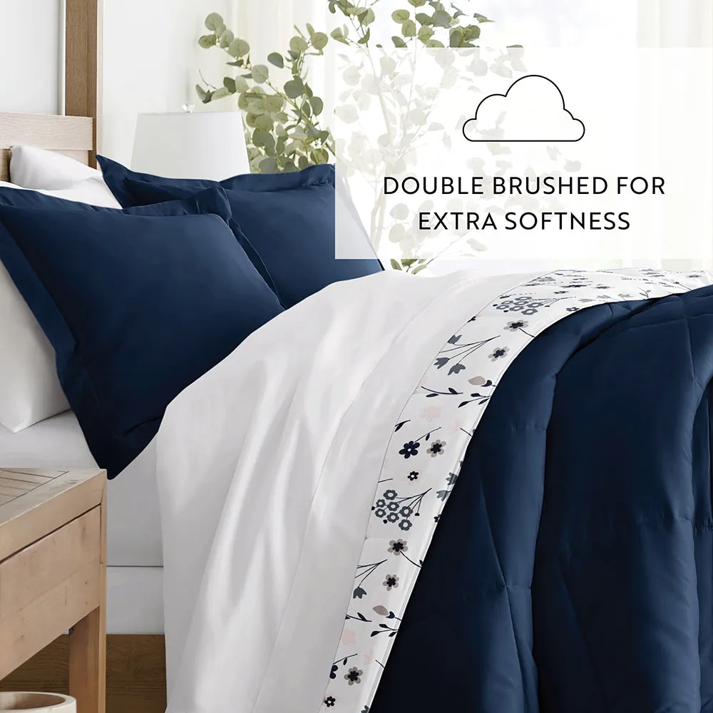 Patterned Down-Alternative Comforter Set (Sale)