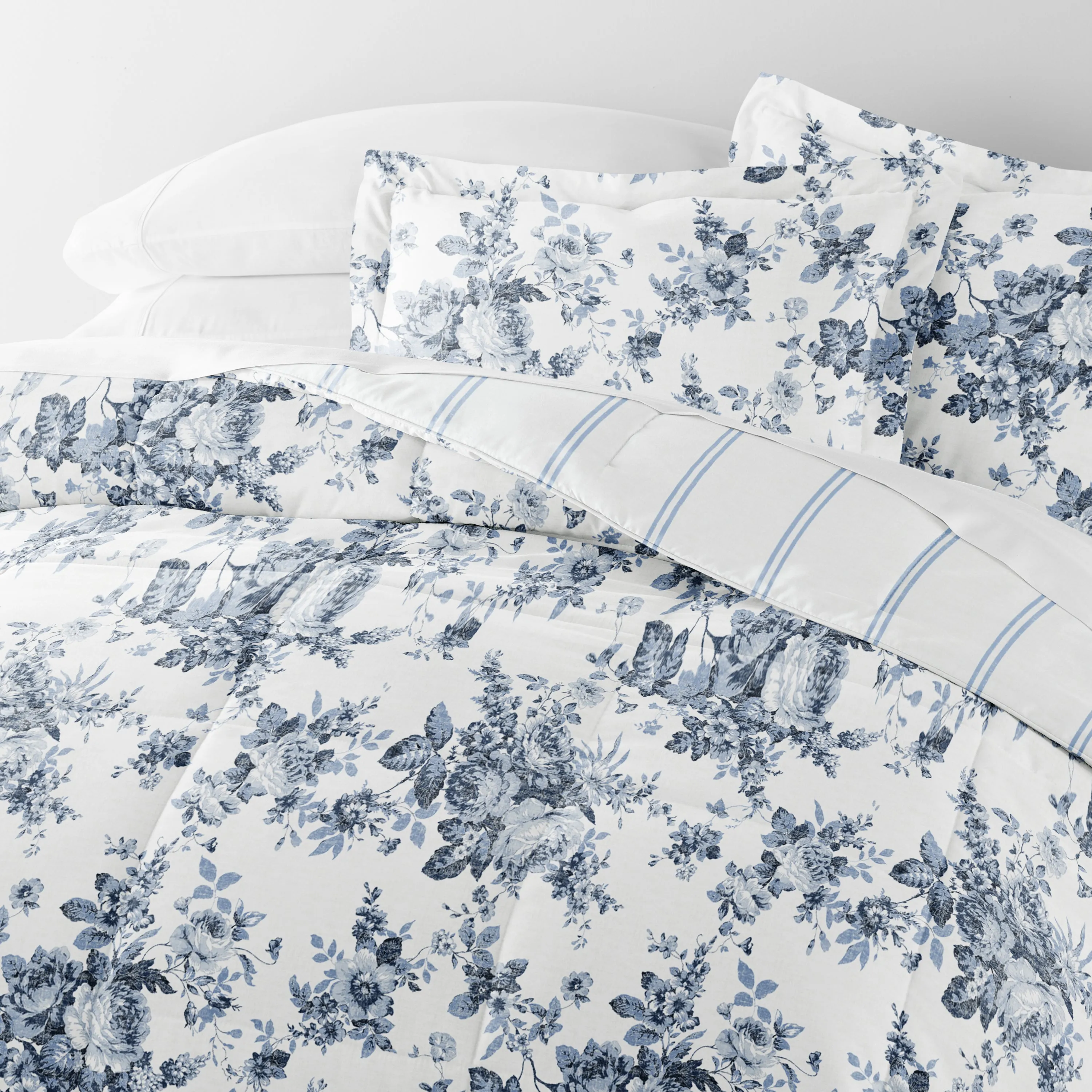 Patterned Down-Alternative Comforter Set (Sale)