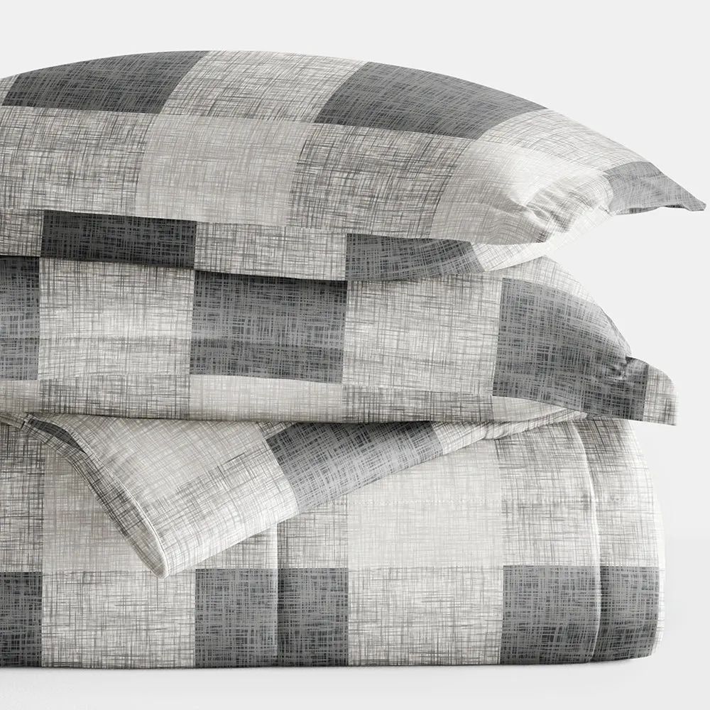 Patterned Down-Alternative Comforter Set (Sale)