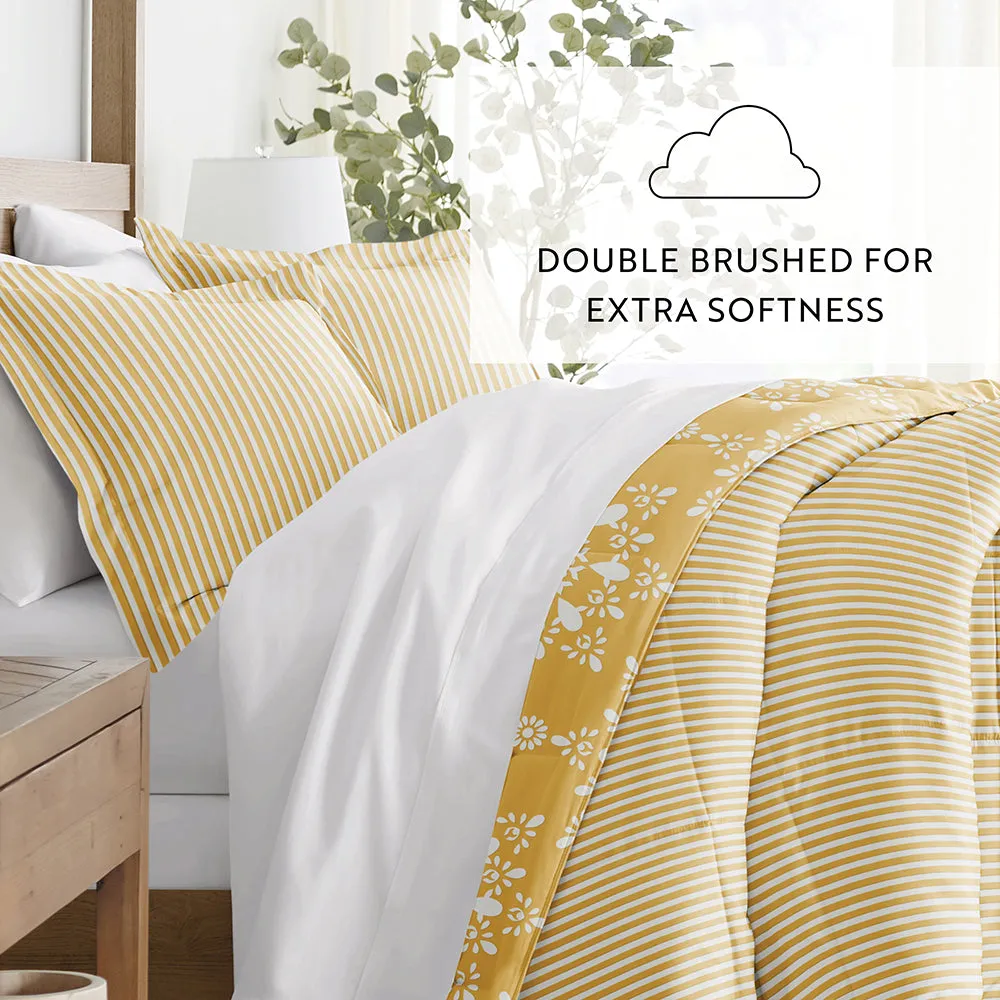 Patterned Down-Alternative Comforter Set (Sale)