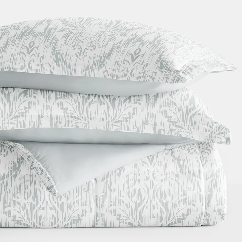 Patterned Down-Alternative Comforter Set (Sale)