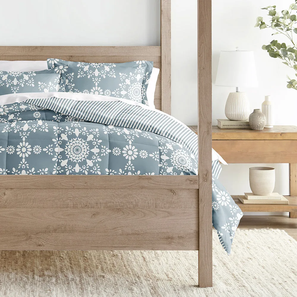 Patterned Down-Alternative Comforter Set (Sale)