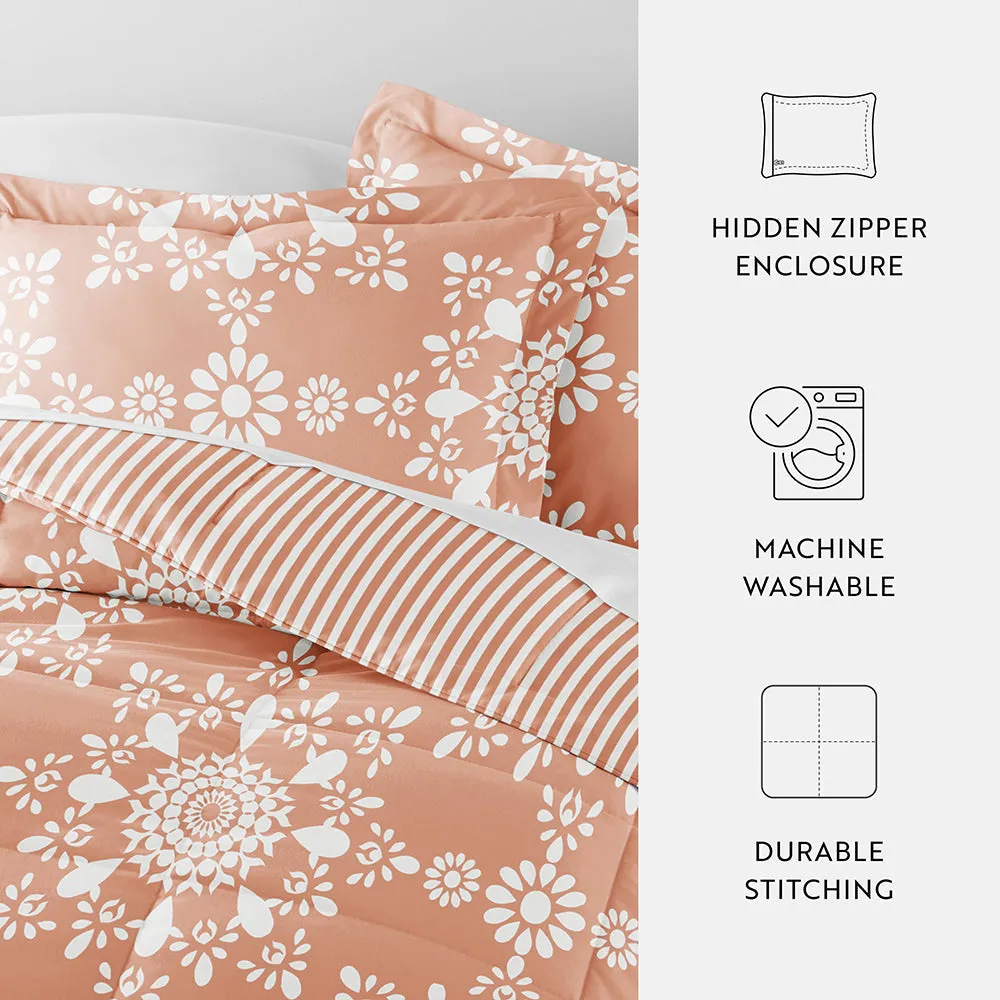 Patterned Down-Alternative Comforter Set (Sale)