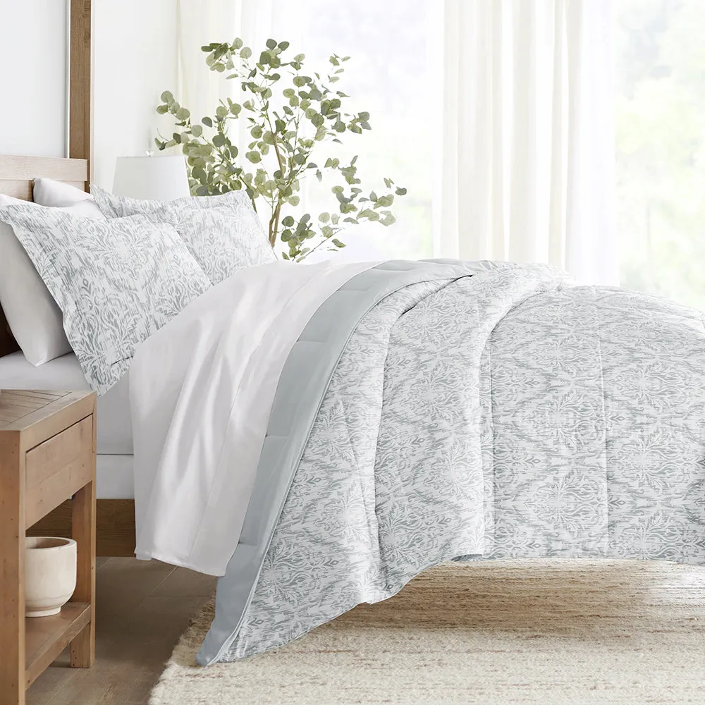 Patterned Down-Alternative Comforter Set (Sale)